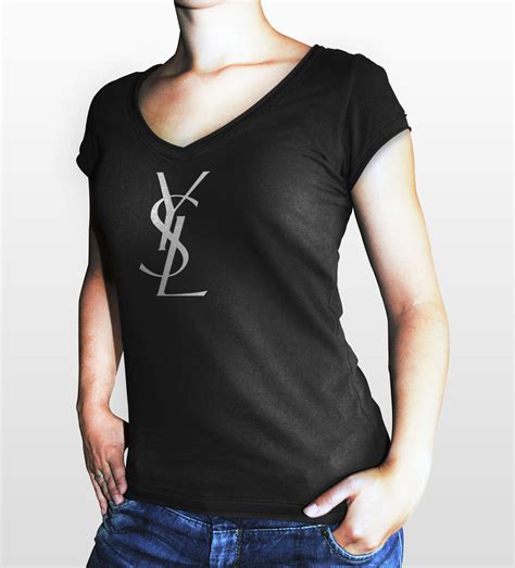 women ysl tshirt|saint laurent t shirt small.